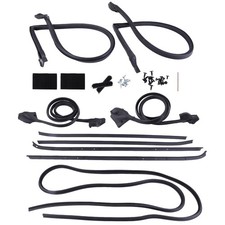 Door Roofrail Trunk Weatherstrip Rubber Seals Kit Set For 70-81 Camaro Firebird