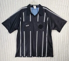 U.S. Soccer Federation Referee Program Official Sports Black & White Jersey XL