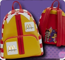 Loungefly McDonalds Mini Backpack New With Tags
