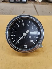 Nos Stewart Warner 10 Psi Fuel Pressure Gauge 2-58 367b-m6 New No Box