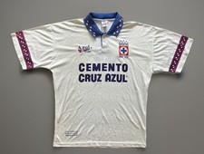 Jersey Cruz Azul 1995 VINTAGE Juan Reynoso Large Azul Sport RARE ⚽️