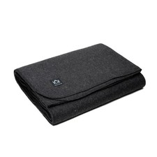 Arcturus Tahoe Wool Bed Blanket  Soft, Queen U.S. Standard , Charcoal