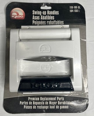 Igloo Handle Soft Grip Size: 110-165 Qt, Color: White, premium Replacement Parts