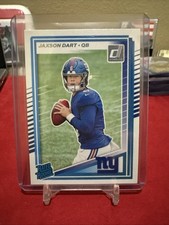 2025 Donruss Football Jaxson Dart Rated Rookie Giants