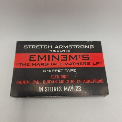 Eminem The Marshall Mathers LP Snippet Promo Cassette Stretch Armstrong