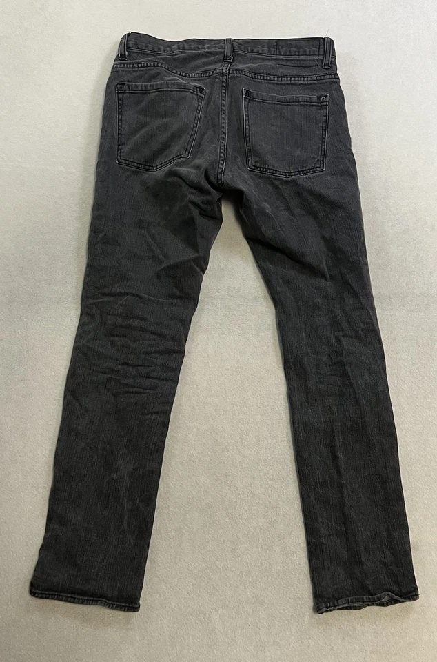 RVCA Jeans Men’s Size 30x30 Black Daggers Denim Slim Straight Stretch - Image 2 of 4