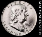 1963 Silver Franklin Half Dollar - Choice Gem Brilliant Unc+++  #L3944