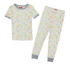Family PJs Floral Fruits 2-Piece Little  Big Kids 100 Cotton Pajama Set NWT