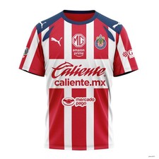Personalized LIGA MX Chivas Guadalajara T Shirt 3D 2026 Home Design