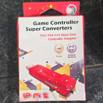Brook Game Controller Super Converter PS3/PS4 to Xbox One/PC Red Turbo USB