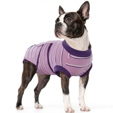 Kuoser Dog Surgery Recovery Suit Female Male Dogs Spay Neuter Anti-Lick Small