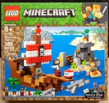 LEGO Minecraft The Pirate Ship Adventure (21152) New Sealed Box