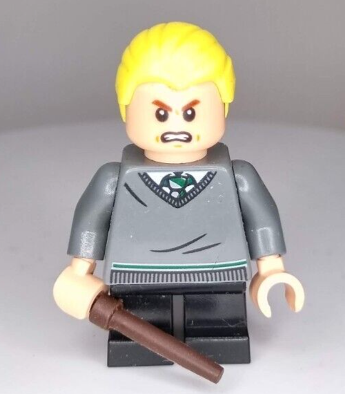 LEGO Harry Potter hp267 76383 Draco Malfoy Slytherin Sweater Good