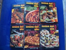 6 VOLUMI CUCINA DALL' A ALLA Z LUIGI CARNACINA FABBRI EDITORI 1974