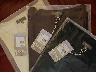 $245 N.PEAL LONDON Superfine Cashmere Shell Top