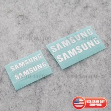 4pc Sticker Logo for SAMSUNG TV Laptop Microwave Oven Dishwasher Remote Control