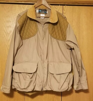 VINTAGE MOUNT'N PRAIRIE Bird Hunting Jacket Tan L Big Pockets And  Game Pouch