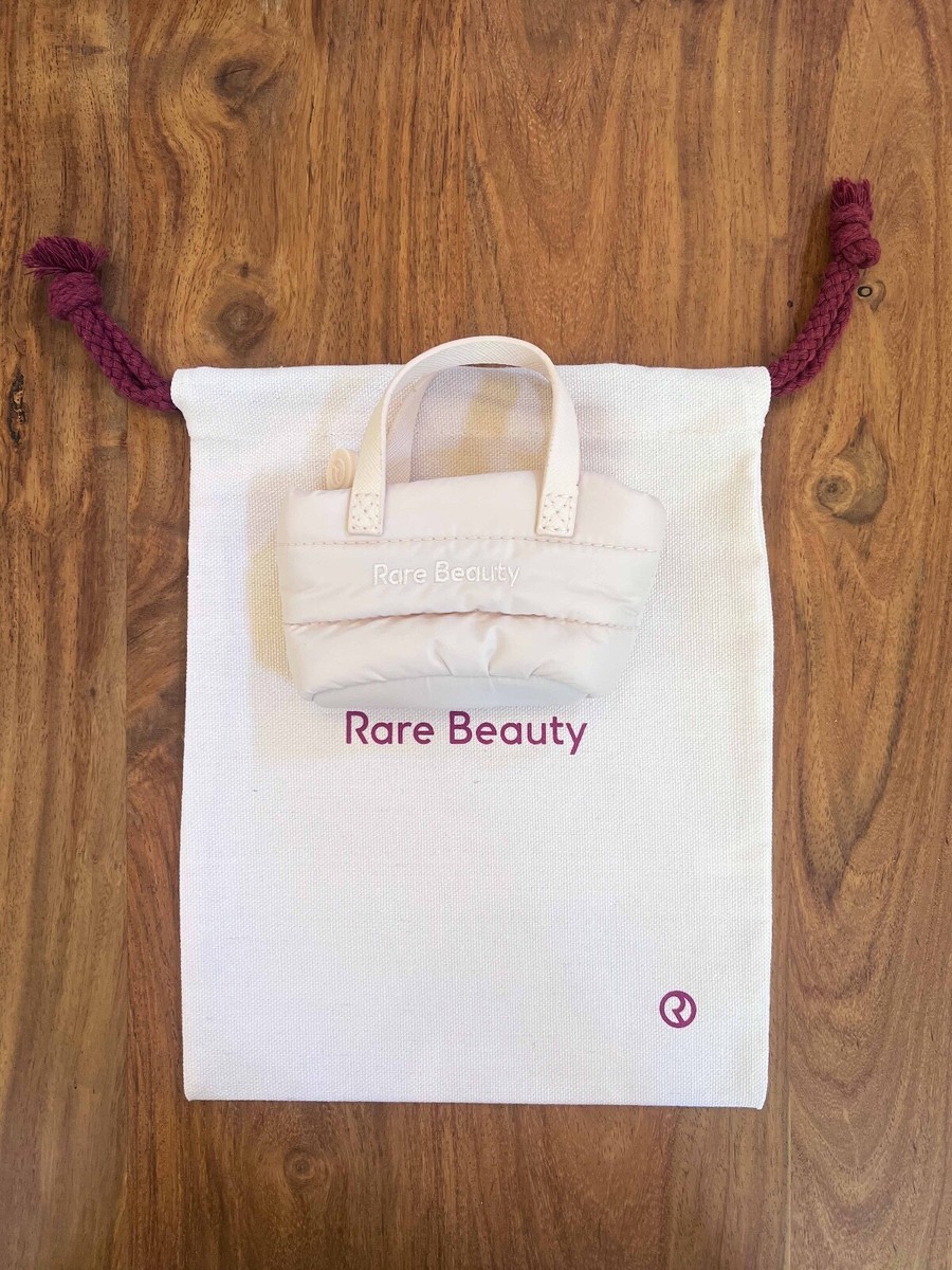NWT RARE BEAUTY Mini Puffy Tote and Hair Accessories Mini Puffy Tote Keychain | Tiny Makeup Pouch main image 3