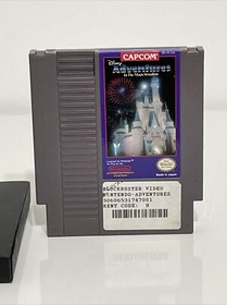 Disney Adventures in the Magic Kingdom NES Blockbuster Sticker & Dust Cover O1