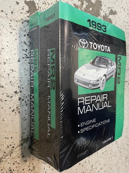 1993 Toyota Mr2 MR 2 Reparatur Werkstatt-Handbuch Set NEW-image