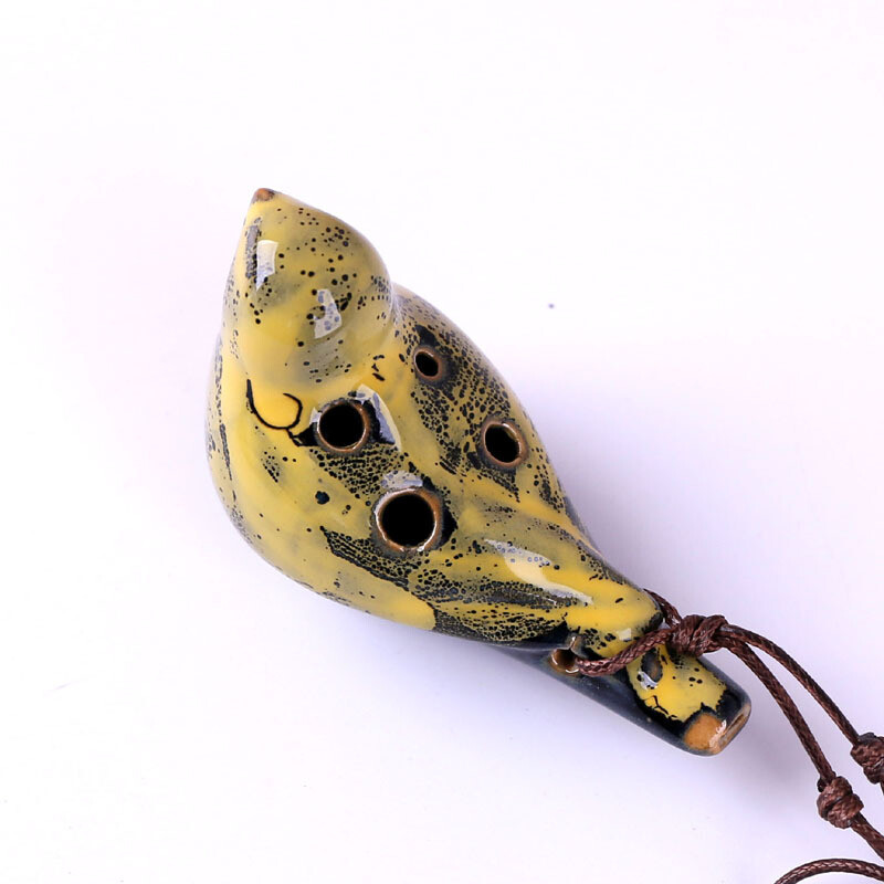 Chinese Bird Shaped 6-Hole Ocarina Beginners Instrument Six-Hole