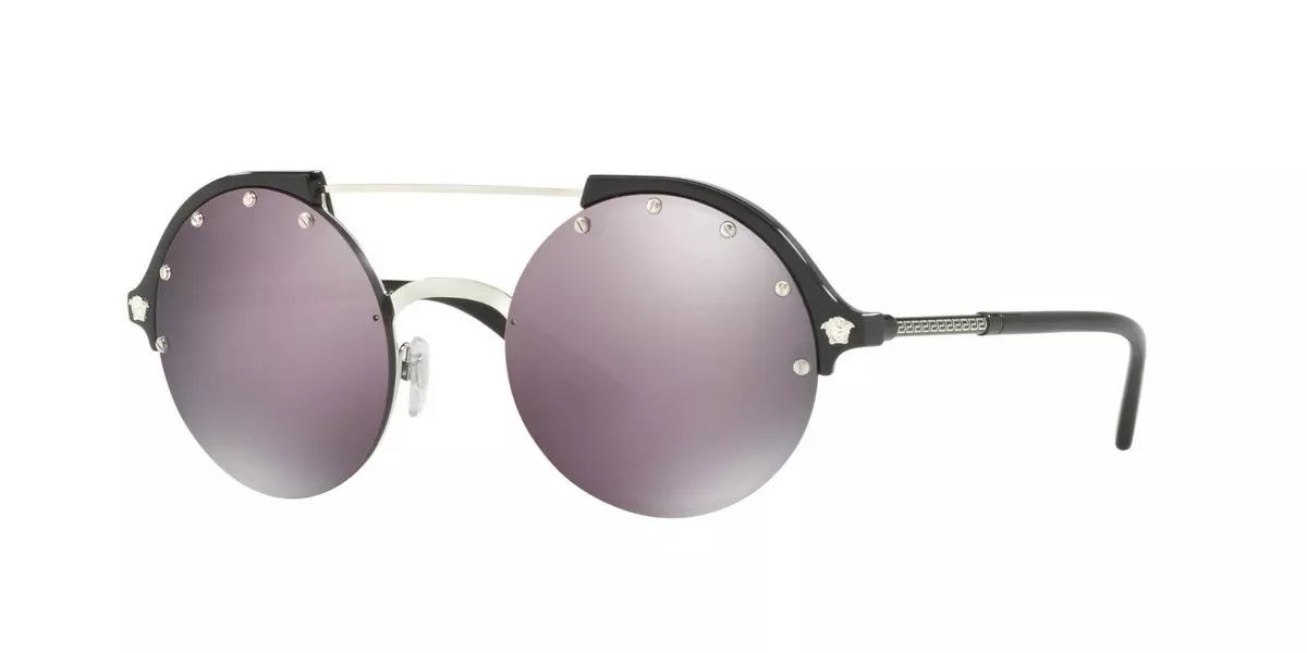 Versace 53mm round sunglasses hotsell