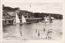 Cartolina PECO Banook Canoe Club Dartmouth NS Nuova Scozia inutilizzata G49