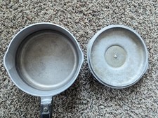 Vintage GHC Magnalite Sauce Pan 2 QT Dual Spout & Lid USA Made
