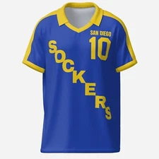 San Diego Sockers - 1981 away soccer jersey Replica Retro shirt, NASL LEAGUE