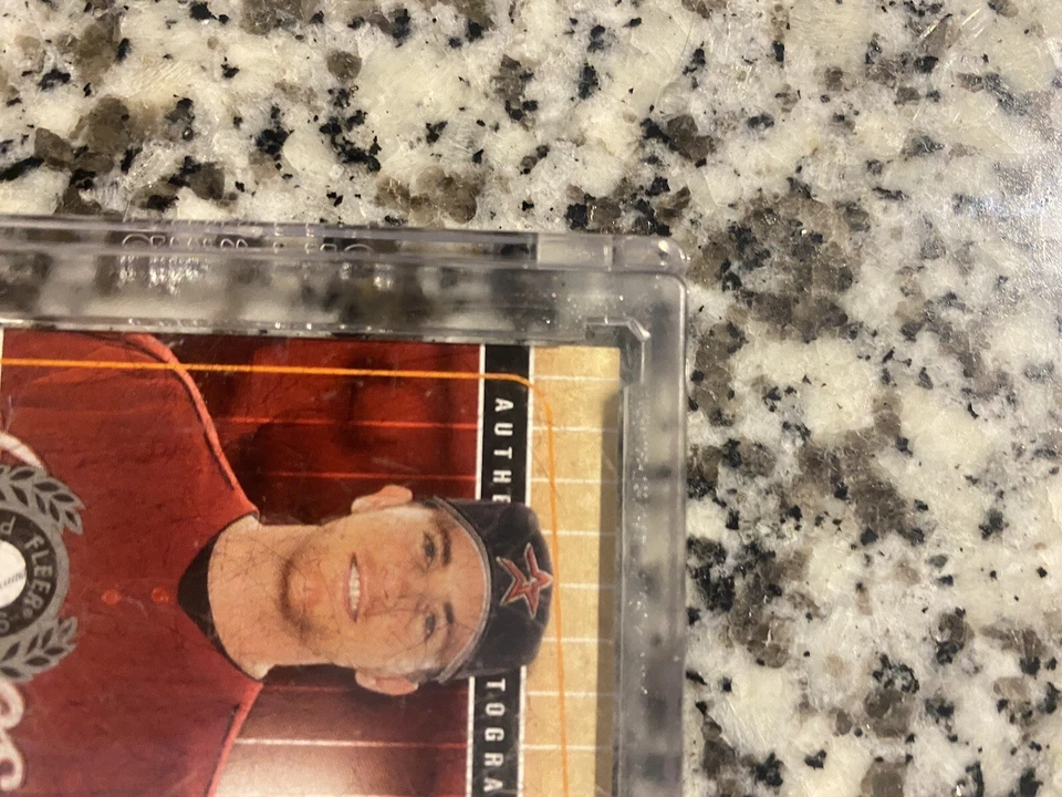 Подписанная карточка Брэда Лиджа 2005 Fleer 71/99 - Изображение 4 из 4