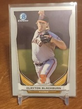 Clayton Blackburn SF Giants 2014 Bowman Chrome Draft Top Prospect
