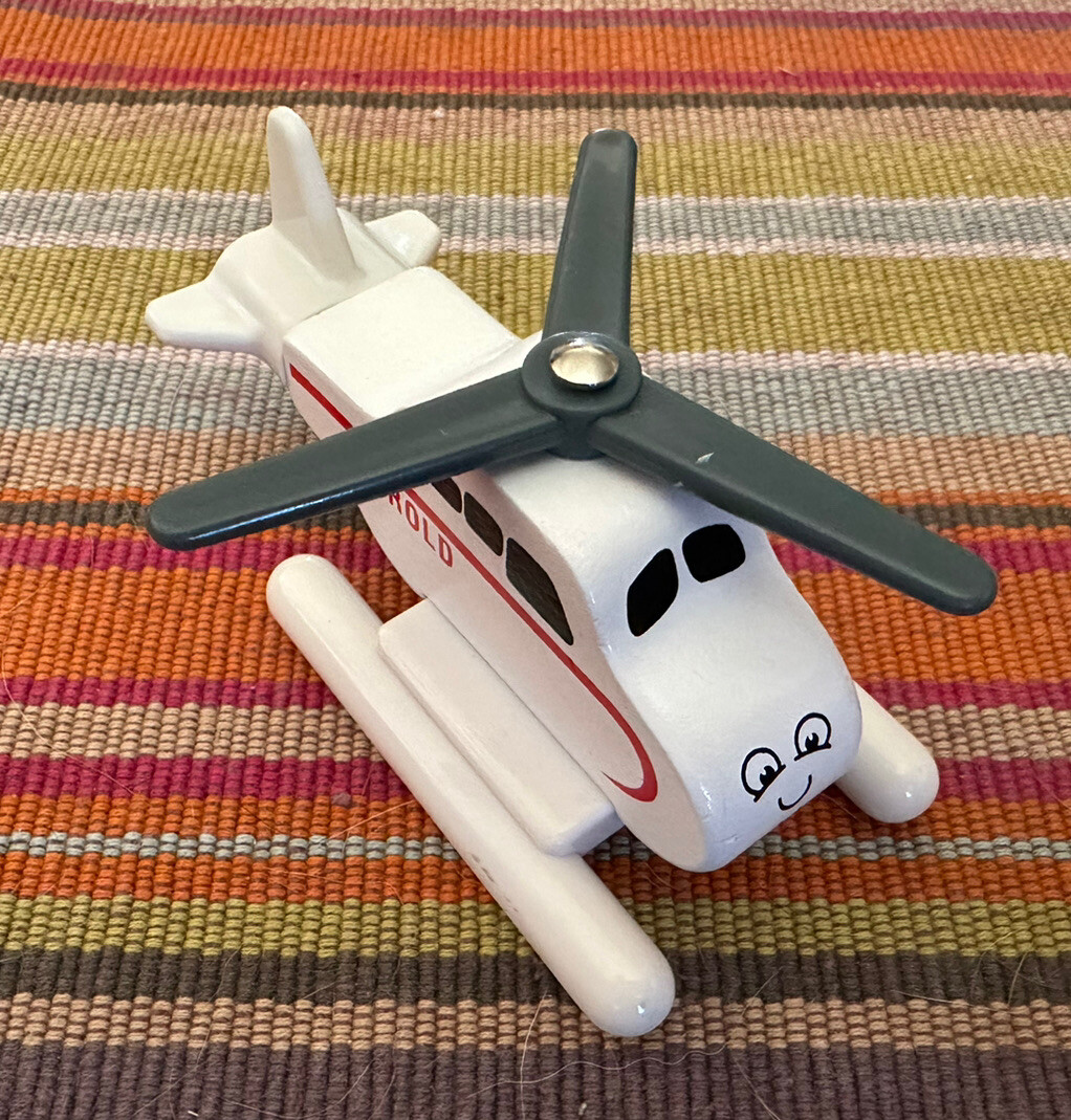 Vintage Learning Curve Thomas Train Wooden Display Harold Excellent Condition EUC  -image