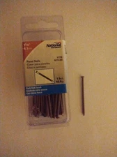 National Hardware 1-5/8in dark oak finish panel nails, 50 count