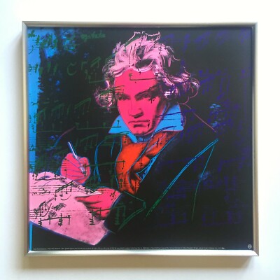 ANDY WARHOL FOUNDATION RARE 1992 LITHOGRAPH PRINT FRAMED POSTER
