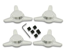 Vw Bug Bus Ghia Type 3 Empi 3 Spoke Center Cap Road Wheel Knock Offs Set Of 4