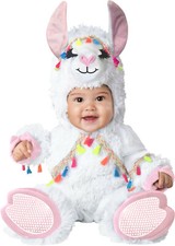 InCharacter Lil' Llama Baby Costume, Medium 12-18 Months - 6095