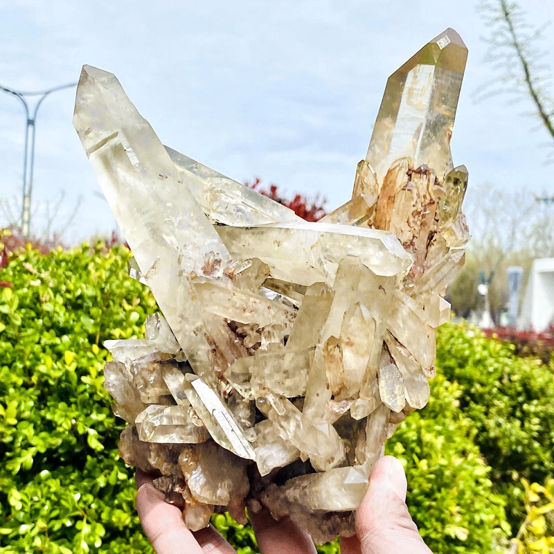 4.23LB Natural crystal cluster quartz crystal mineral specimen reiki