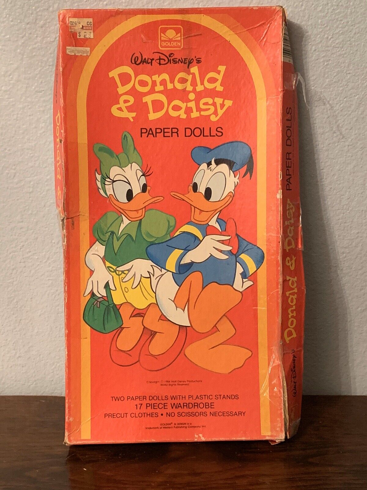 Vintage 1984 Original Walt Disney’s Donald And Daisy Duck Paper