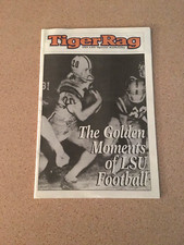 VINTAGE 1998 LSU TIGERS TIGER RAG MAGAZINE THE GOLDEN MOMENTS OF LSU FOOTBALL