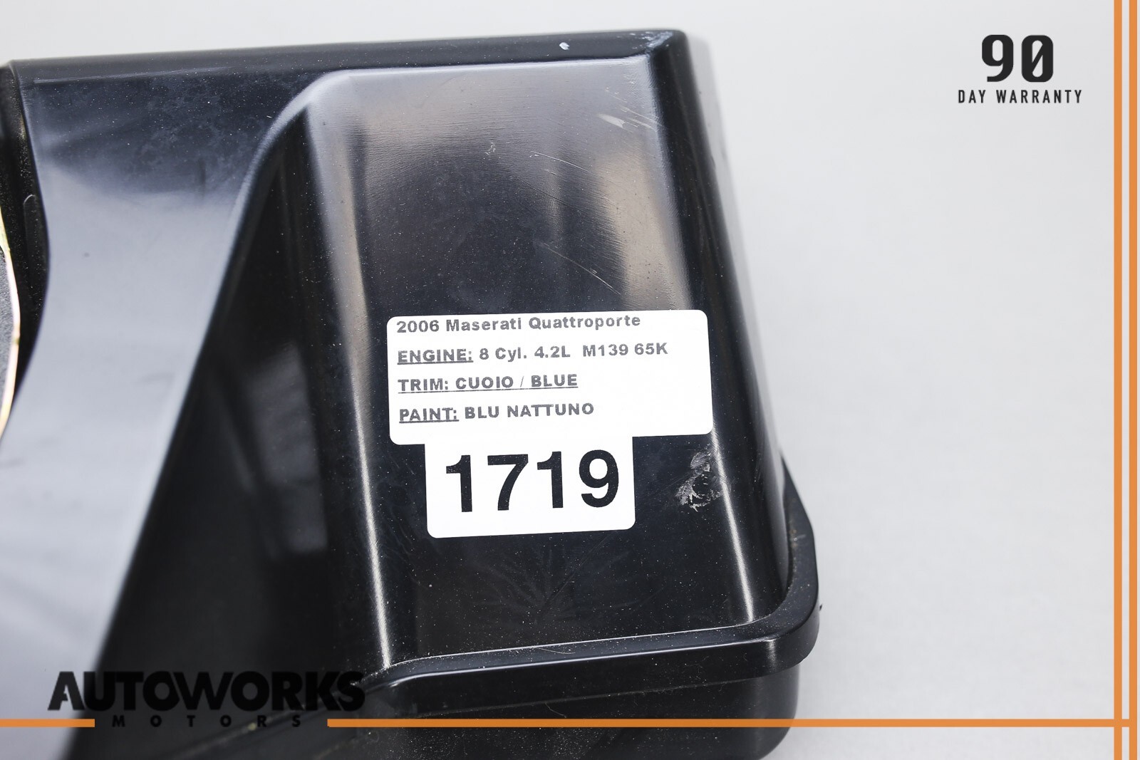 03-13 Maserati Quattroporte M139 Front Subwoofer Sound Speaker Bose 67071100 OEM