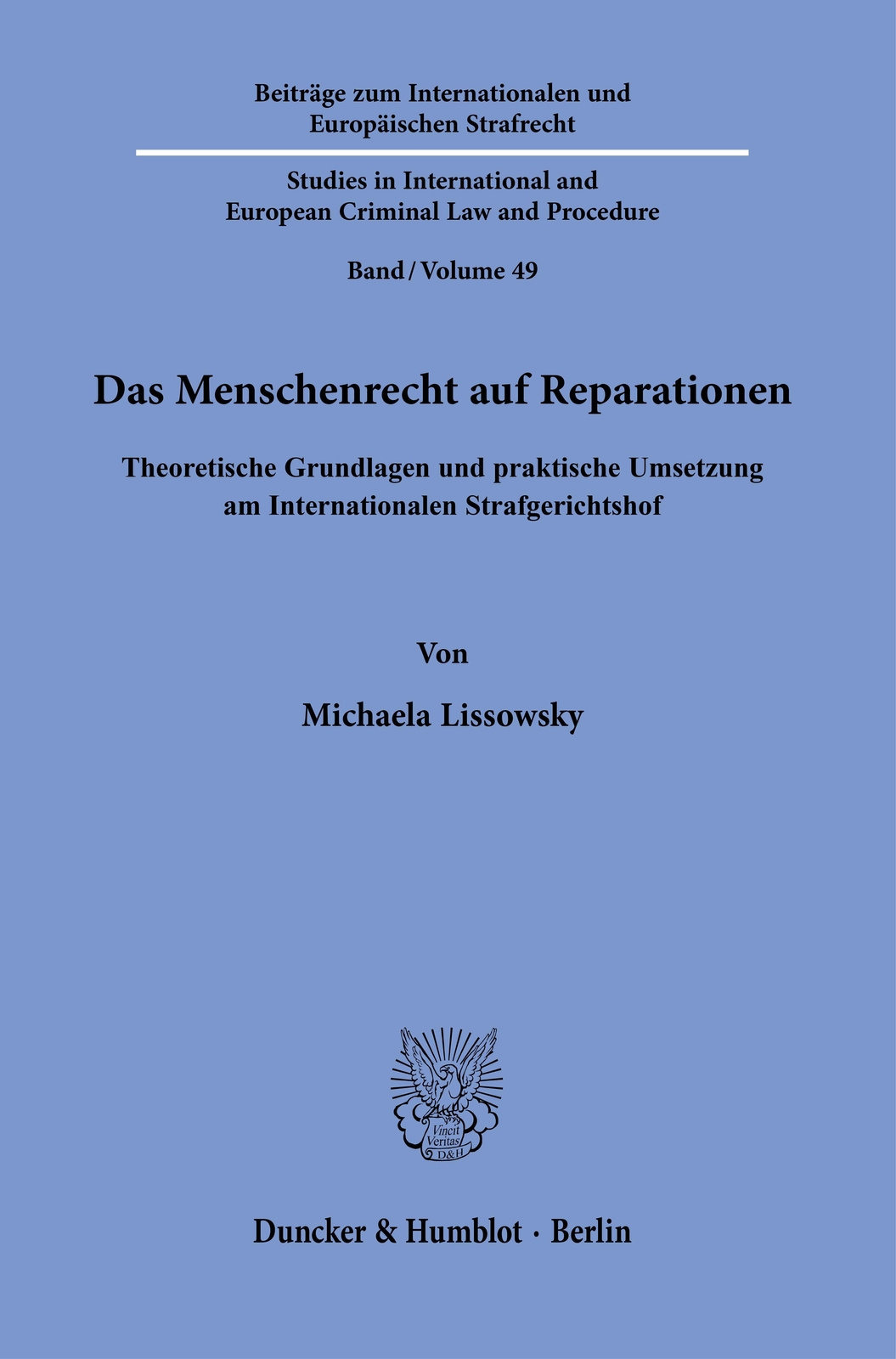 Thumbnail - Das Menschenrecht Auf Reparationen | Lissowsky, Michaela