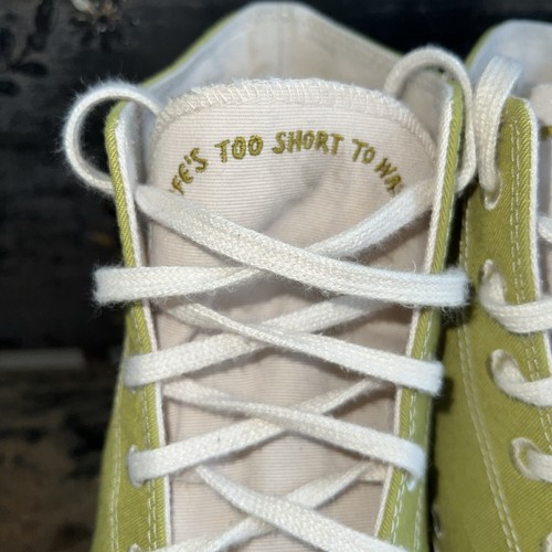 Converse Chuck 70 Renew Hi Top Life’s Too Short To Waste Shoes Men’s 10.5 - Picture 3 of 7