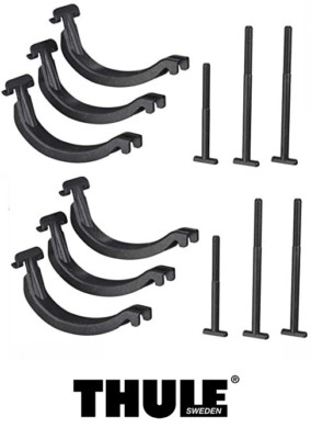 Thule Square Bar Fitting Set 598 ProRide 8895 x2 für zwei Sätze Vierkantstangen
