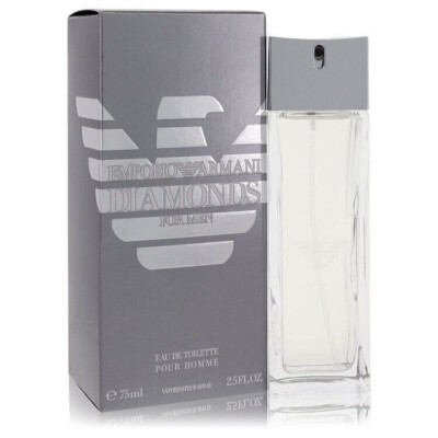 Emporio Armani Diamonds By Giorgio Armani Men 2.5 oz 75 ml EDT Spray NIB Sealed