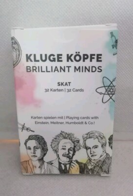S170 - ProWissen Potsdam - Kluge Köpfe Brilliant Minds - Skat Karten - NEU