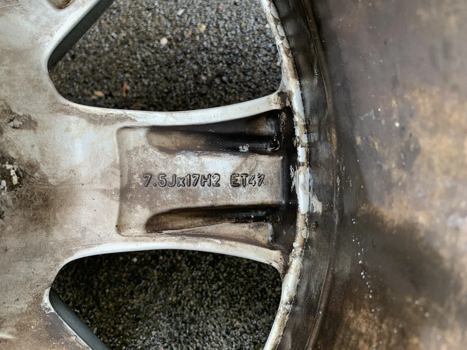 4er Satz Sommerreifen + Felgen 235 45 r17 von VW EOS gebraucht, Profil gut - Bild 4 von 4