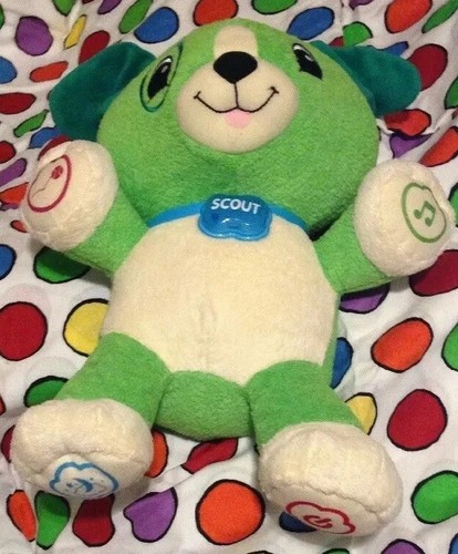 LeapFrog My Pal Scout Puppy - Peluche Verde - Probado - Imagen 7 de 7