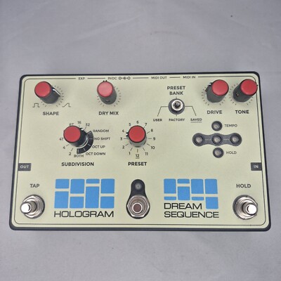 Hologram Dream Sequence Pedal Programmable Rhythm and Octave (no