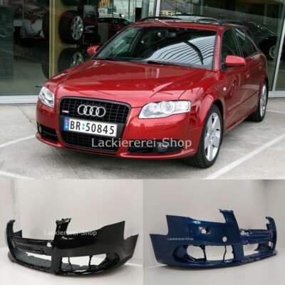 Audi A4 B7 S-LINE 04-08 STOßSTANGE VORNE LACKIERT IN WUNSCHFARBE ORIGINALTEIL