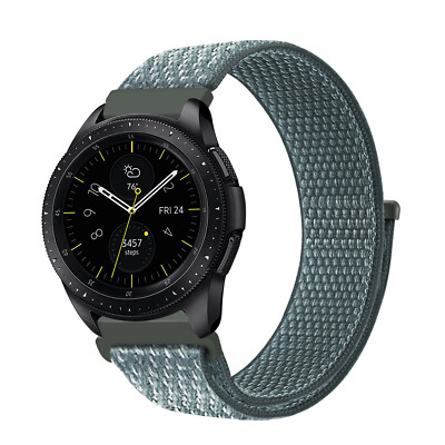 For Samsung Galaxy Watch Active2 44mm / Active 40mm Bands Nylon Sport Loop Strap